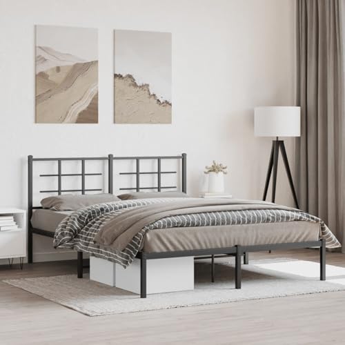 Fasba Bettgestell mit Kopfteil Metall Schwarz 160x200 cm, Doppelbett/Einzelbetten Bettrahmen für Wohnheim Schlafzimmer Gästezimmer355564 Fasba Bettgestell mit Kopfteil Metall Schwarz 160x200 cm, Doppelbett/Einzelbetten Bettrahmen für Wohnheim Schlafzimmer Gästezimmer355564 von Fasba