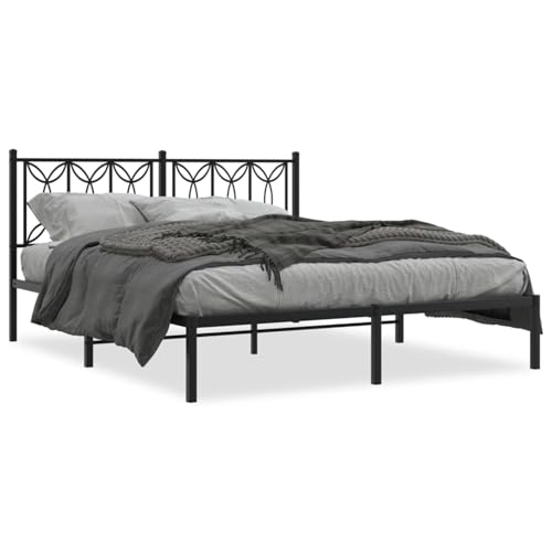 Fasba Bettgestell mit Kopfteil Metall Schwarz 160x200 cm, Doppelbett/Einzelbetten Bettrahmen für Wohnheim Schlafzimmer Gästezimmer376131 Fasba Bettgestell mit Kopfteil Metall Schwarz 160x200 cm, Doppelbett/Einzelbetten Bettrahmen für Wohnheim Schlafzimmer Gästezimmer376131 von Fasba