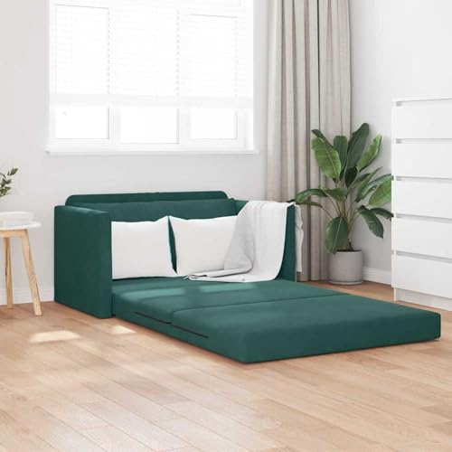 Fasba Bodenschlafsofa 2-in-1 Dunkelgrün 124x204x61 cm Samt, Schlafsofa Gästesofa Bettsofa für Wohnzimmer Schlafzimmer Heimkino4106704 Fasba Bodenschlafsofa 2-in-1 Dunkelgrün 124x204x61 cm Samt, Schlafsofa Gästesofa Bettsofa für Wohnzimmer Schlafzimmer Heimkino4106704 von Fasba