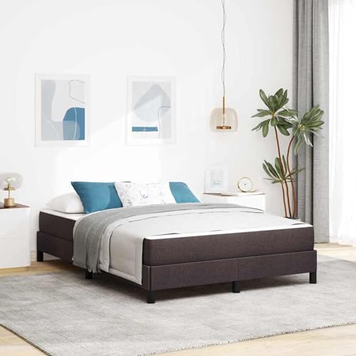 Fasba Boxspringbett Sonstiges Dunkelbraun 140 x 190 cm Stoff, Modernes Gästebett Doppelbett Einzelbett für Stilvoll Moderne Wohnungen Schlafzimmer Gästehaus von Fasba