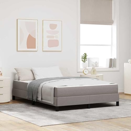 Fasba Boxspringbett Sonstiges Taupe 140 x 200 cm Stoff, Modernes Gästebett Doppelbett Einzelbett für Stilvoll Moderne Wohnungen Schlafzimmer Gästehaus von Fasba