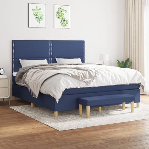 Fasba Boxspringbett mit Matratze Blau 180x200 cm Stoff, Modernes Bett Elegantes Polsterbett für Schlafzimmer Gästezimmer Apartments Gästebett3137099 Fasba Boxspringbett mit Matratze Blau 180x200 cm Stoff, Modernes Bett Elegantes Polsterbett für Schlafzimmer Gästezimmer Apartments Gästebett3137099 von Fasba