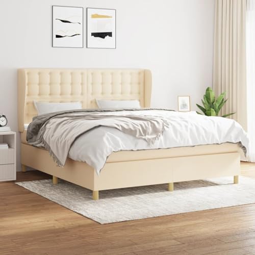 Fasba Boxspringbett mit Matratze Creme 180x200 cm Stoff, Modernes Bett Elegantes Polsterbett für Schlafzimmer Gästezimmer Apartments Gästebett3128866 Fasba Boxspringbett mit Matratze Creme 180x200 cm Stoff, Modernes Bett Elegantes Polsterbett für Schlafzimmer Gästezimmer Apartments Gästebett3128866 von Fasba