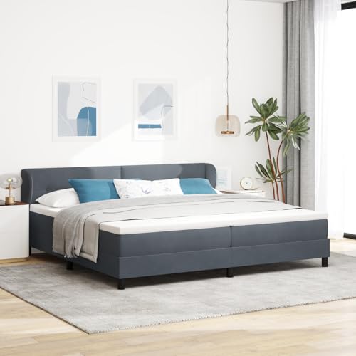 Fasba Boxspringbett mit Matratze Dunkelgrau 200x200 cm Samt, Modernes Bett Elegantes Polsterbett für Schlafzimmer Gästezimmer Apartments Gästebett3340407 Fasba Boxspringbett mit Matratze Dunkelgrau 200x200 cm Samt, Modernes Bett Elegantes Polsterbett für Schlafzimmer Gästezimmer Apartments Gästebett3340407 von Fasba