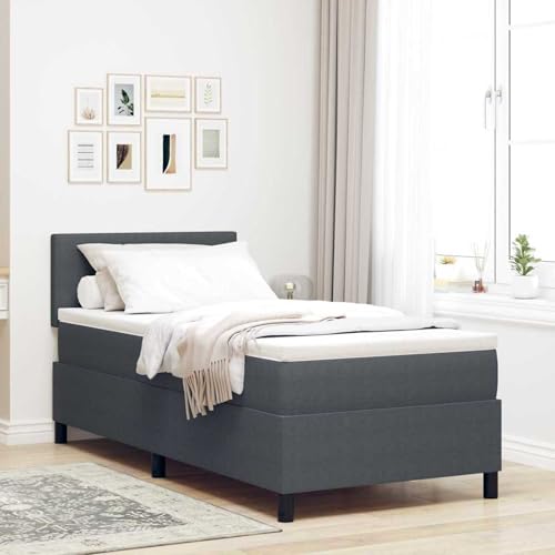 Fasba Boxspringbett mit Matratze Dunkelgrau 90x200 cm Corduroy Stoff, Modernes Bett Elegantes Polsterbett für Schlafzimmer Gästezimmer Apartments Gästebett3337496 Fasba Boxspringbett mit Matratze Dunkelgrau 90x200 cm Corduroy Stoff, Modernes Bett Elegantes Polsterbett für Schlafzimmer Gästezimmer Apartments Gästebett3337496 von Fasba