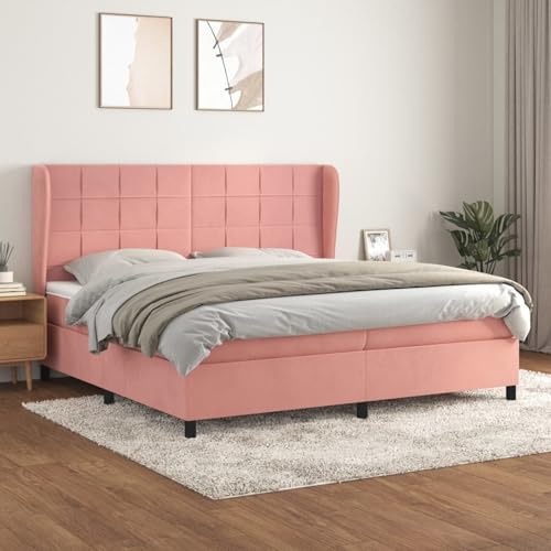 Fasba Boxspringbett mit Matratze Rosa 200x200 cm Samt, Modernes Bett Elegantes Polsterbett für Schlafzimmer Gästezimmer Apartments Gästebett3129236 Fasba Boxspringbett mit Matratze Rosa 200x200 cm Samt, Modernes Bett Elegantes Polsterbett für Schlafzimmer Gästezimmer Apartments Gästebett3129236 von Fasba