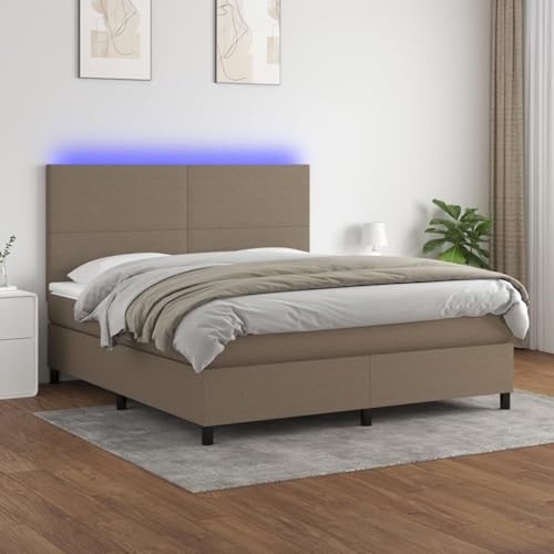 Fasba Boxspringbett mit Matratze & LED Taupe 160x200 cm Stoff, Modernes Bett Elegantes Polsterbett für Schlafzimmer Gästezimmer Apartments Gästebett3134729 Fasba Boxspringbett mit Matratze & LED Taupe 160x200 cm Stoff, Modernes Bett Elegantes Polsterbett für Schlafzimmer Gästezimmer Apartments Gästebett3134729 von Fasba