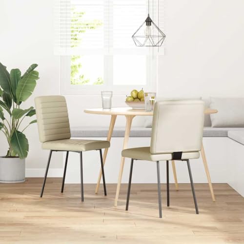 Fasba Esszimmerstühle Küchenstuhl Stuhl Set Stühle Wohnzimmerstuhl Küchenstühle Esszimmerstuhl Essstuhl 2 STK. Creme Kunstleder Fasba Esszimmerstühle Küchenstuhl Stuhl Set Stühle Wohnzimmerstuhl Küchenstühle Esszimmerstuhl Essstuhl 2 STK. Creme Kunstleder von Fasba