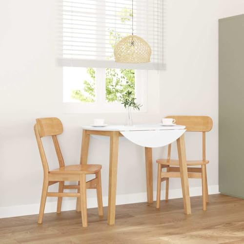 Fasba Esszimmerstühle Küchenstuhl Stuhl Set Stühle Wohnzimmerstuhl Küchenstühle Esszimmerstuhl Essstuhl 2 STK. Massivholz Gummibaum 46 x 47 x 81,5 cm von Fasba