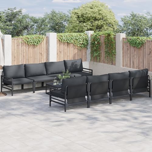 Fasba Garten-Sofa-Set mit Kissen mit Kissen 9 pcs Anthrazit 70 x 70.5 x 31.5 cm, Garten-Salon Lounge für stilvolle Abende im Freien3378958 Fasba Garten-Sofa-Set mit Kissen mit Kissen 9 pcs Anthrazit 70 x 70.5 x 31.5 cm, Garten-Salon Lounge für stilvolle Abende im Freien3378958 von Fasba