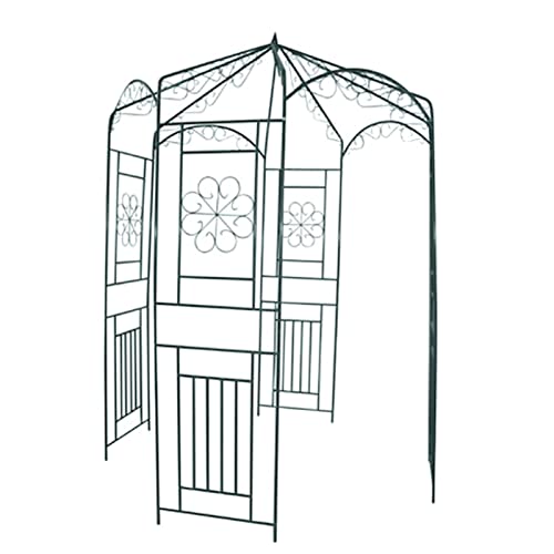 Fasba Gartenbogen Pergola Rosenbogen Rankgitter Garten Spalier Torbogen Rankhilfe 250 cm Dunkelgrün von Fasba