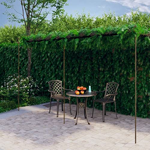 Fasba Gartenbogen Pergola Rosenbogen Rankgitter Garten Spalier Torbogen Rankhilfe Antik-Braun 6x3x2,5 m Eisen von Fasba