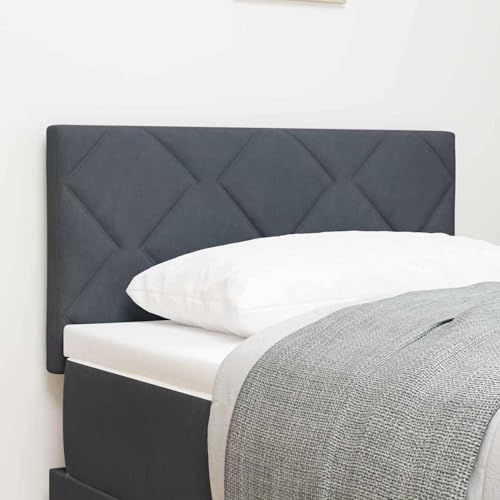 Fasba Kopfteil Diamantblock-Design Dunkelgrau 80 cm Velvet, Schlafzimmer Betthaupt Bettkopfteil Bücherregal-Kopfteil42007210 Fasba Kopfteil Diamantblock-Design Dunkelgrau 80 cm Velvet, Schlafzimmer Betthaupt Bettkopfteil Bücherregal-Kopfteil42007210 von Fasba