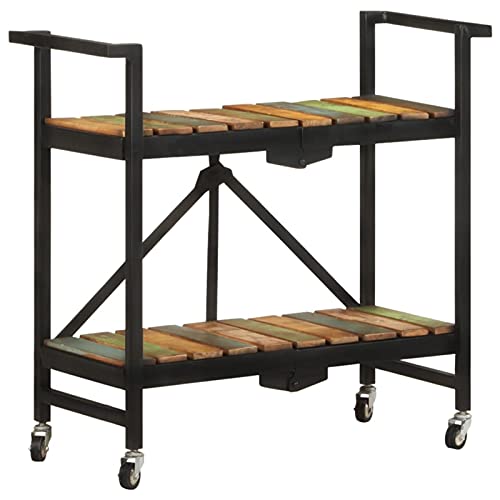 Fasba Küchenwagen Küchentrolley Servierwagen Beistellwagen Transportwagen Rollwagen Teewagen 87x36x81 cm Altholz Massiv Fasba Küchenwagen Küchentrolley Servierwagen Beistellwagen Transportwagen Rollwagen Teewagen 87x36x81 cm Altholz Massiv von Fasba
