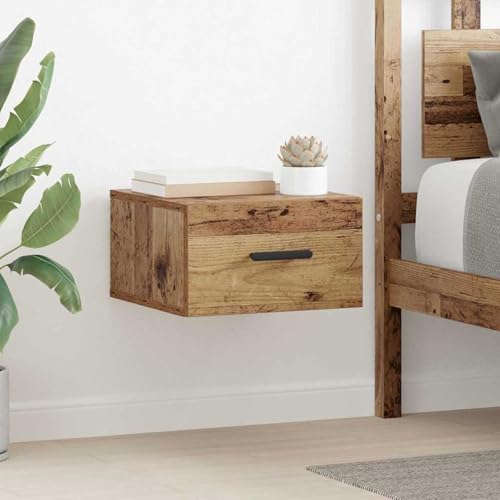 Fasba Nachttisch Wandmontiert Altholz 35 x 35 x 20 cm Holzwerkstoff, Multifunktionaler Nachtkästchen für Schlafzimmer WG Seniorenzimmer882384 Fasba Nachttisch Wandmontiert Altholz 35 x 35 x 20 cm Holzwerkstoff, Multifunktionaler Nachtkästchen für Schlafzimmer WG Seniorenzimmer882384 von Fasba