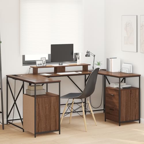 Fasba Schreibtisch Braun Eiche 182 x 101 x 87,5 cm Holzwerkstoff, Schreibtisch Bürocomputertisch für Homeoffice Gästezimmer Arbeitszimmer3376140 Fasba Schreibtisch Braun Eiche 182 x 101 x 87,5 cm Holzwerkstoff, Schreibtisch Bürocomputertisch für Homeoffice Gästezimmer Arbeitszimmer3376140 von Fasba