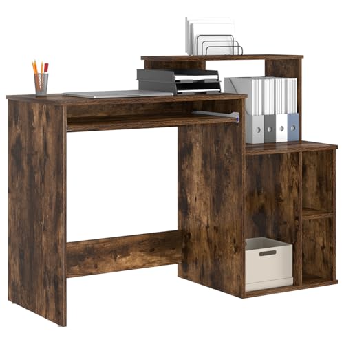 Fasba Schreibtisch mit Stauraum rauchige Eiche 120.5x44x88.5 cm Holzwerkstoff, Schreibtisch Bürocomputertisch für Homeoffice Gästezimmer Arbeitszimmer869478 Fasba Schreibtisch mit Stauraum rauchige Eiche 120.5x44x88.5 cm Holzwerkstoff, Schreibtisch Bürocomputertisch für Homeoffice Gästezimmer Arbeitszimmer869478 von Fasba