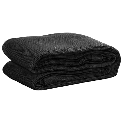 Fasba Zeltteppich 400x400 cm Schwarz HDPE, Läufer, Balkonteppich, Terrassenteppich von Fasba