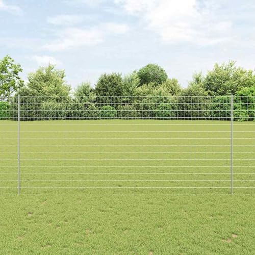 Gartenzaunset Set von 2 Verzinkter Stahl 10 x 1,4 m Rolle, Zaunpfosten Pfosten Weidenetze für Weidezaun Bauernhof Vieh Haustierschutz3336165 von Fasba