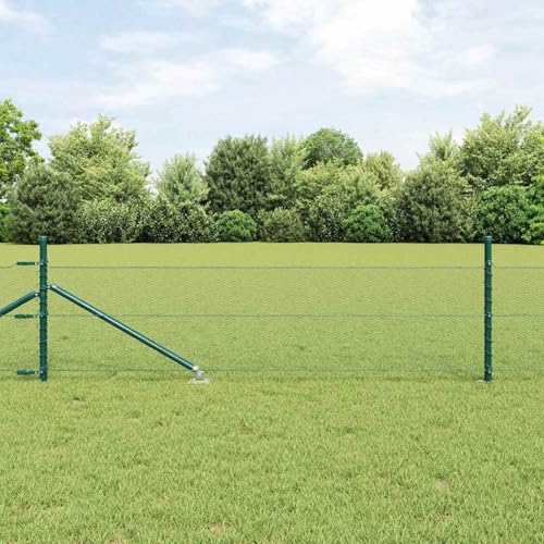 Hexagonzaun Grün 0,5x10 m Stahl, Zaunpfosten mit Spitze 7 Stück Ø32 mm 80 cm verzinkter Stahl, Zaunpfosten Pfosten Weidenetze für Weidezaun Bauernhof Vieh Haustierschutz3353046 Hexagonzaun Grün 0,5x10 m Stahl, Zaunpfosten mit Spitze 7 Stück Ø32 mm 80 cm verzinkter Stahl, Zaunpfosten Pfosten Weidenetze für Weidezaun Bauernhof Vieh Haustierschutz3353046 von Fasba