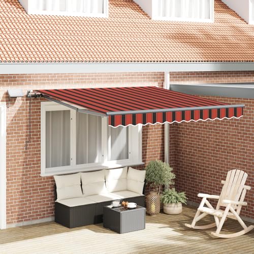 Manuelle einziehbare Markise mit LED Orange und Braun 300x250 cm, Außenmarkise Gelenkarmmarkise für Wohnmobil Hauseingang Terrasse Eingangsbereich Café3329942 Manuelle einziehbare Markise mit LED Orange und Braun 300x250 cm, Außenmarkise Gelenkarmmarkise für Wohnmobil Hauseingang Terrasse Eingangsbereich Café3329942 von Fasba