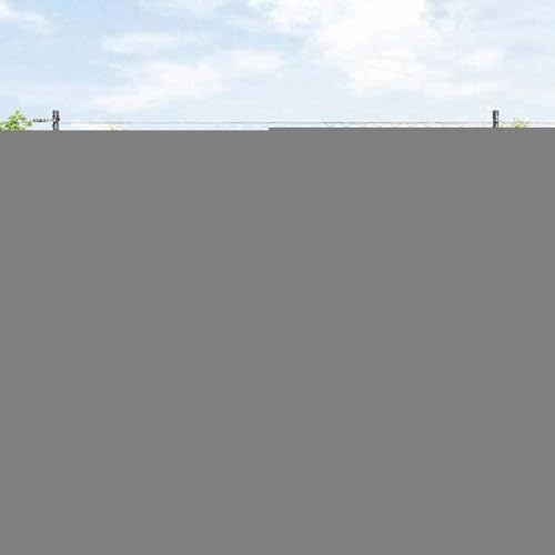 Sechseckzaun Grau 1,6x10 m Stahl, Zaunpfosten mit Basisplatten 7 Stück Ø32mm 88,5cm galvanisierter Stahl, Zaunpfosten Pfosten Weidenetze für Weidezaun Bauernhof Vieh Haustierschutz3353640 Sechseckzaun Grau 1,6x10 m Stahl, Zaunpfosten mit Basisplatten 7 Stück Ø32mm 88,5cm galvanisierter Stahl, Zaunpfosten Pfosten Weidenetze für Weidezaun Bauernhof Vieh Haustierschutz3353640 von Fasba