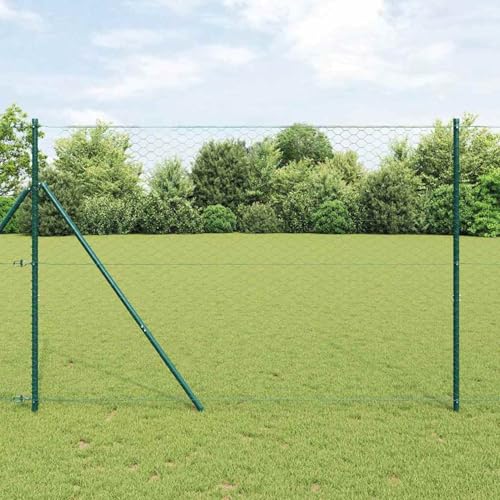 Sechseckzaun Grün 1,6x25 m Stahl, Zaunpfosten 13 Stk. Grün Ø32 mm 210 cm verzinkter Stahl, Zaunpfosten Pfosten Weidenetze für Weidezaun Bauernhof Vieh Haustierschutz3352691 Sechseckzaun Grün 1,6x25 m Stahl, Zaunpfosten 13 Stk. Grün Ø32 mm 210 cm verzinkter Stahl, Zaunpfosten Pfosten Weidenetze für Weidezaun Bauernhof Vieh Haustierschutz3352691 von Fasba