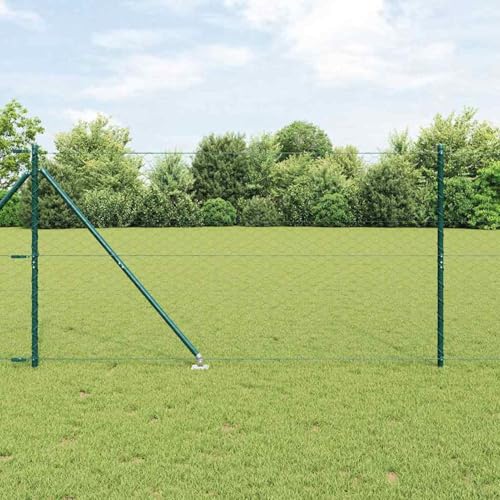 Sechseckzaun Grün 1.4x50 m Stahl, Zaunpfosten mit Spitze 13 Stück Ø32 mm 160 cm Verzinkter Stahl, Zaunpfosten Pfosten Weidenetze für Weidezaun Bauernhof Vieh Haustierschutz3353141 Sechseckzaun Grün 1.4x50 m Stahl, Zaunpfosten mit Spitze 13 Stück Ø32 mm 160 cm Verzinkter Stahl, Zaunpfosten Pfosten Weidenetze für Weidezaun Bauernhof Vieh Haustierschutz3353141 von Fasba
