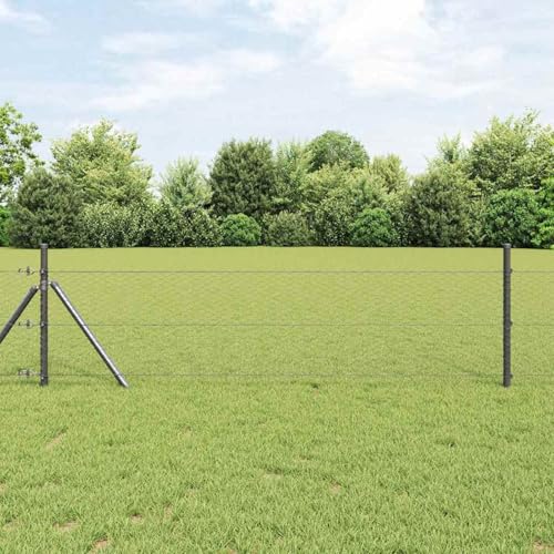 Zaun-Set Set aus 2 Grau Verzinkter Stahl 25 x 0,5 m Erweiterbar, Zaunpfosten Pfosten Weidenetze für Weidezaun Bauernhof Vieh Haustierschutz3352802 Zaun-Set Set aus 2 Grau Verzinkter Stahl 25 x 0,5 m Erweiterbar, Zaunpfosten Pfosten Weidenetze für Weidezaun Bauernhof Vieh Haustierschutz3352802 von Fasba