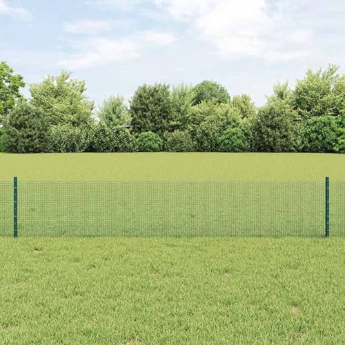 geschweißter Drahtzaun mit 22 U-Pfosten Grün 0.4x50 m Stahl, Zaunpfosten Pfosten Weidenetze für Weidezaun Bauernhof Vieh Haustierschutz3336498 geschweißter Drahtzaun mit 22 U-Pfosten Grün 0.4x50 m Stahl, Zaunpfosten Pfosten Weidenetze für Weidezaun Bauernhof Vieh Haustierschutz3336498 von Fasba