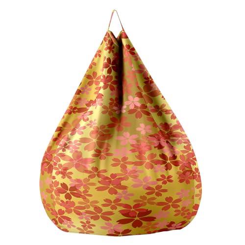 Fasbuy Sitzsack für Kinder Erwachsene 3D Blumen, Sitzsack Bezug Ohne Füllung, Flauschiger Sofabettbezug, für Indoor Outdoor Wohnzimmer Gaming Sofa Lounge (Blumentanz,80x90cm) von Fasbuy