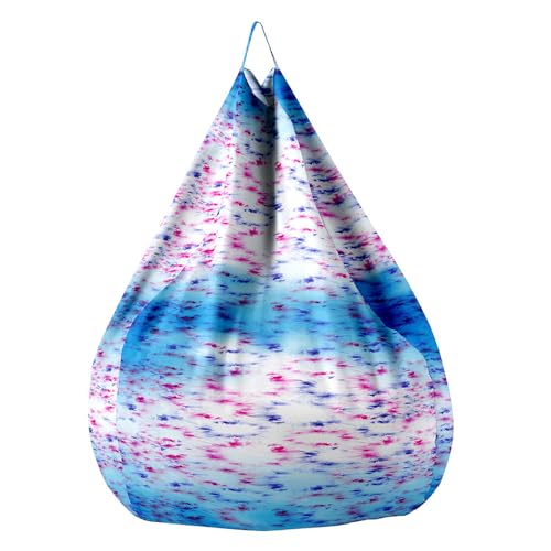 Fasbuy Sitzsack für Kinder Erwachsene 3D Kunststil, Sitzsack Bezug Ohne Füllung, Flauschiger Sofabettbezug, für Indoor Outdoor Wohnzimmer Gaming Sofa Lounge (Kunststil 4,130x150cm) von Fasbuy