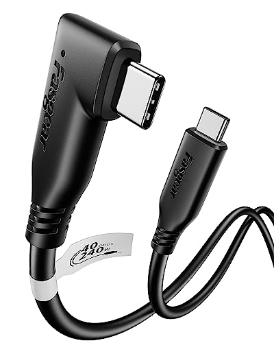 Fasgear USB4-Kabel 40Gbps USB C auf USB C 1m - Typ-C-Kabel 240W Schnellladung, HD-Display-Kabel unterstützen 8K@60Hz/4K@60Hz - 1M TPE Dual C Kabel für alle Typ-C-Geräte und Thunderbolt 4/3 Fasgear USB4-Kabel 40Gbps USB C auf USB C 1m - Typ-C-Kabel 240W Schnellladung, HD-Display-Kabel unterstützen 8K@60Hz/4K@60Hz - 1M TPE Dual C Kabel für alle Typ-C-Geräte und Thunderbolt 4/3 von Fasgear