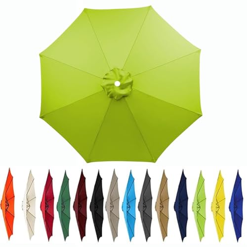 Fasheepfa Ersatzdach für den Außenbereich, mit 6 Rippen oder 8 Rippen, Stoffbezug für Terrassenschirm, nur für Terrassenschirm, Fruchtgrün, 2,0 m, 6 Rippen Fasheepfa Ersatzdach für den Außenbereich, mit 6 Rippen oder 8 Rippen, Stoffbezug für Terrassenschirm, nur für Terrassenschirm, Fruchtgrün, 2,0 m, 6 Rippen von Fasheepfa