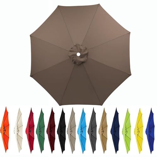 Fasheepfa Ersatzdach für den Außenschirm mit 6 Rippen oder 8 Rippen, Stoffbezug nur für Terrassenschirm, 6 Rippen, Kaffee, 2,0 m Fasheepfa Ersatzdach für den Außenschirm mit 6 Rippen oder 8 Rippen, Stoffbezug nur für Terrassenschirm, 6 Rippen, Kaffee, 2,0 m von Fasheepfa