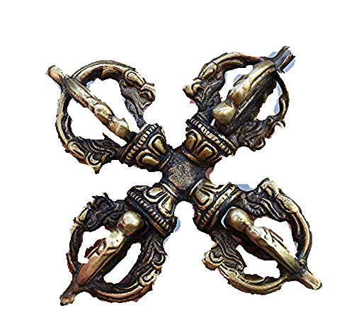 Fashio n158 Tibet Tantra Buddhismus Bronze Kupfer Kreuz Vajra-Stößel Phurba Dolchhalter FaQi Fashio n158 Tibet Tantra Buddhismus Bronze Kupfer Kreuz Vajra-Stößel Phurba Dolchhalter FaQi von Fashio n158