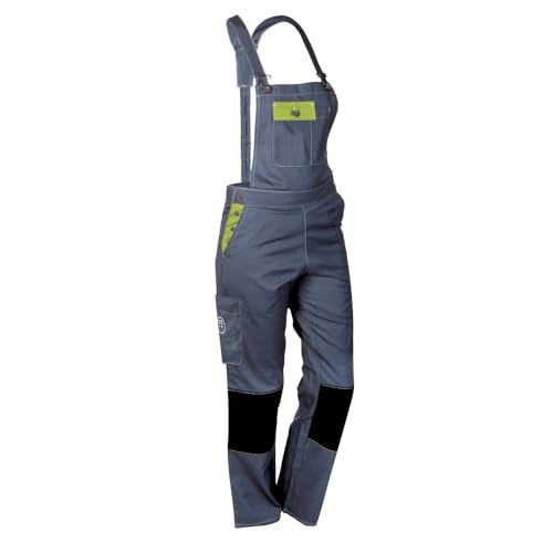 Fashion Sécurité Pep's Arbeitslatzhose für Damen, Grau (Grau/Zitrone), Größe: S (36/38) EU von Fashion Sécurité
