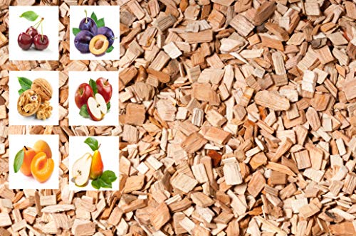 Fashion-Sonderposten Premium Wood Chips Räucherchips Holz FEIN BBQ Grill Smoker Apfel 4.5KG NEU von Fashion-Sonderposten