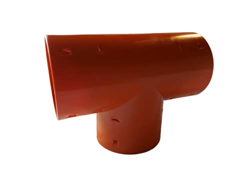 T-Stück Winkelstück für Drainagerohr Drainage Zubehör Orange DN50,DN80,DN100 (DN80) von Fashion-Sonderposten