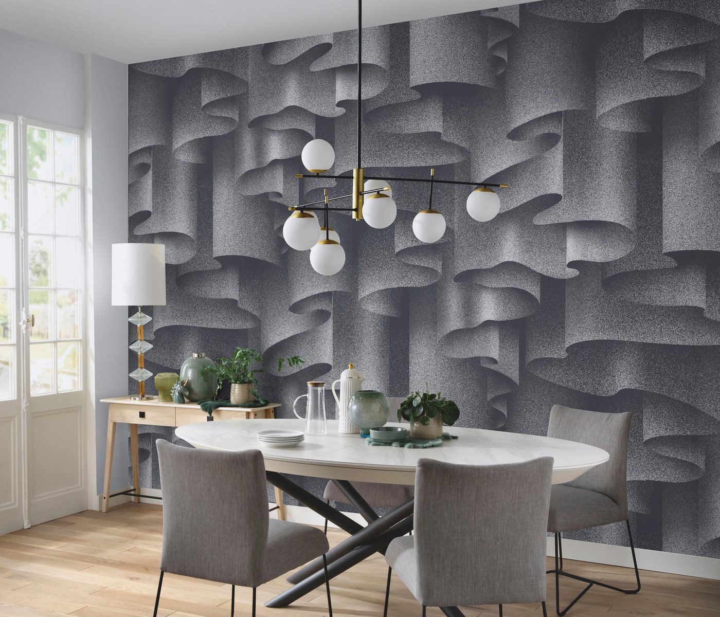 Fashion for walls Fototapete Drape, glatt, Metall-Effekte, Phthalate frei, GUIDO MARIA KRETSCHMER von Fashion for walls