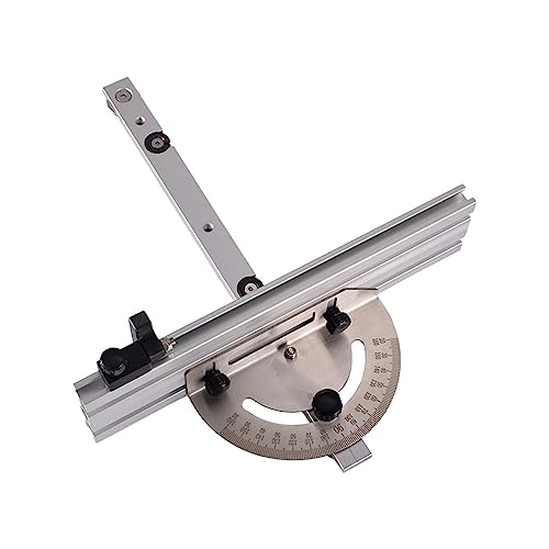 FashionCha Gehrungslehre Schiebegriff Winkelplattenlineal Holzbearbeitungswerkzeug Führungsschiene mit 60 Grad Einstellbarem Winkel für Heimwerkerprojekte Und T, 250MM FashionCha Gehrungslehre Schiebegriff Winkelplattenlineal Holzbearbeitungswerkzeug Führungsschiene mit 60 Grad Einstellbarem Winkel für Heimwerkerprojekte Und T, 250MM von FashionCha