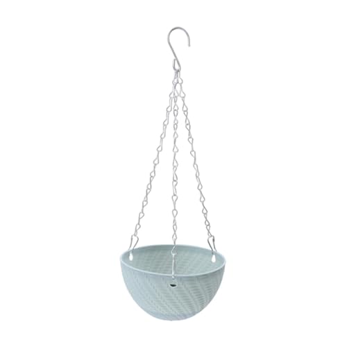 FashionCha Hängende Pflanzgefäße, hängende Blumentöpfe, Dekoration, Pflanzenhänger mit Kettenhaken, Blumentöpfe für Veranden, Innen- und Außenpflanzen, Blau FashionCha Hängende Pflanzgefäße, hängende Blumentöpfe, Dekoration, Pflanzenhänger mit Kettenhaken, Blumentöpfe für Veranden, Innen- und Außenpflanzen, Blau von FashionCha