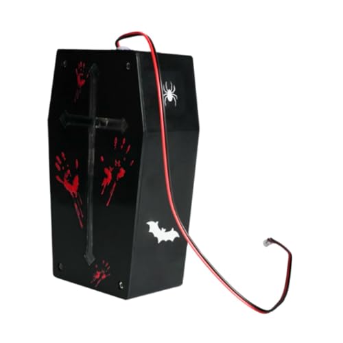 FashionCha Halloween Sound mit LED Leuchten Horror Voice Prop Scream Box Lautsprecher von FashionCha
