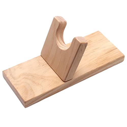 FashionCha Heißklebepistole Halter Heißklebepistole Unterstützung Stehen 20x8cm Holz Rack Halterung Heißklebepistole von FashionCha