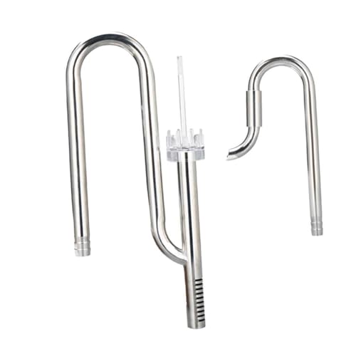 FashionCha Lily Pipe Einlauf Auslauf Rohr Set Wasserrohre Aus Edelstahl mit Einstellbarer Durchflussrate Und Acryl Halterung für Aquascaping Und Die Pfleg, 12Out 16Oil Einstellen von FashionCha