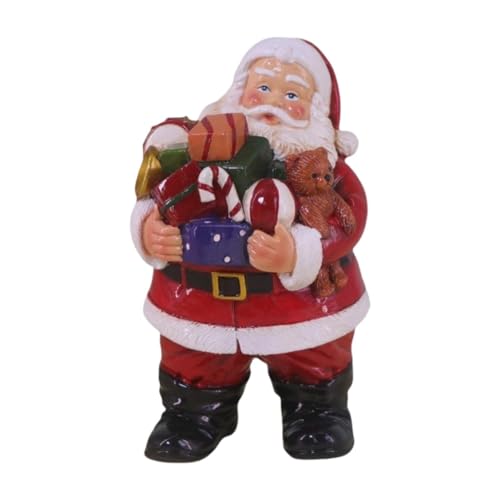 FashionCha Weihnachtsmann Figur Dekofigur Sammlerfigur Adventsdeko Weihnachtsschmuck Detailreich Handbemalte Statue Aus Kunstharz für Kaminsims Tisch Und Regal, B FashionCha Weihnachtsmann Figur Dekofigur Sammlerfigur Adventsdeko Weihnachtsschmuck Detailreich Handbemalte Statue Aus Kunstharz für Kaminsims Tisch Und Regal, B von FashionCha