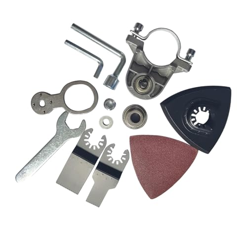 FashionCha Winkelschleifer Umbaukopf Oszillierwerkzeug Adapter Set Multifunktionskonverter Schwingwerkzeug Zubehör Aus Metall mit Schnellwechselfunktion für Hei, M14 FashionCha Winkelschleifer Umbaukopf Oszillierwerkzeug Adapter Set Multifunktionskonverter Schwingwerkzeug Zubehör Aus Metall mit Schnellwechselfunktion für Hei, M14 von FashionCha