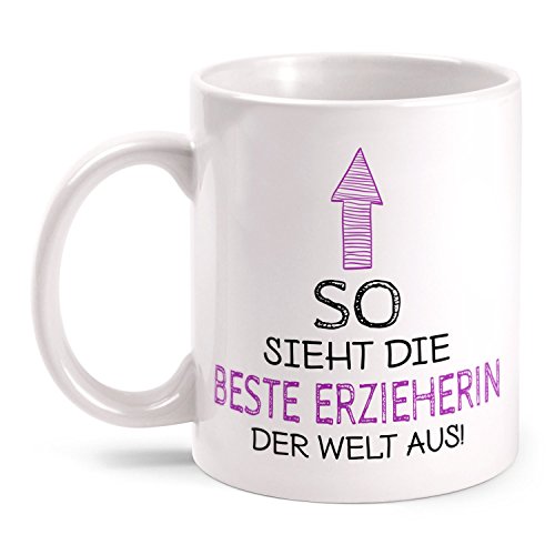 Fashionalarm Tasse So sieht die beste Erzieherin der Welt aus beidseitig bedruckt | Geschenk Idee Sozial Pädagogin Kindergarten Jugenderzieherin, Farbe:weiß Fashionalarm Tasse So sieht die beste Erzieherin der Welt aus beidseitig bedruckt | Geschenk Idee Sozial Pädagogin Kindergarten Jugenderzieherin, Farbe:weiß von Fashionalarm