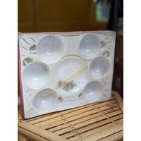 Vintage Arcopal Tassen Und Untertassen Set in Original Box von FashionanticVintage
