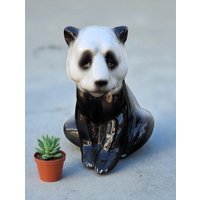 Vintage Panda Bär Porzellan Manises Ch Hispania von FashionanticVintage